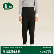 松山棉店商場(chǎng)同款小暖羊兒童保暖褲加絨加厚雙層打底褲A類(lèi)高腰褲 雙層高腰-深墨灰 150 cm