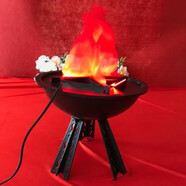 三棲虎中式婚禮道具擺件婚慶節慶裝飾用品火盆桌椅套路引 中式桌椅五件套【不含桌椅】