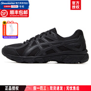 亞瑟士（ASICS）男鞋女鞋 2025夏季款穩(wěn)定基礎(chǔ)運(yùn)動(dòng)鞋 慢跑緩沖減震透氣馬拉松跑鞋 【JOG 100T】黑武士-寬楦/店長推薦 43.5 (275mm)