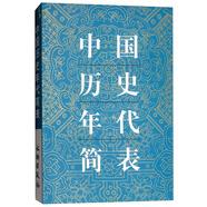 中國歷史年代簡表