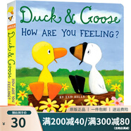 英文原版 Duck and Goose 小黃鴨與小白鵝系列 How Are You Feeling 紙板書 兒童英語(yǔ)啟蒙學(xué)習(xí) 名家 Tad Hills 親子教育互動(dòng)學(xué)習(xí) 綠山墻 Duck and Go