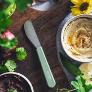 OPINELPaysag-N°117多功能黃油刀面包刀Paysag-N°113牛排刀鋸齒刀戶(hù)外 晨曦綠鋸齒刀+晨曦綠黃油刀套裝