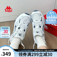 卡帕（Kappa）官方羽翼背靠背老爹鞋女夏季厚底增高休閑運動鞋子女經(jīng)典白 36