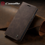 CASEME適用P20le手機插卡保護殼多功能P20le手機皮套 咖啡 Mate30