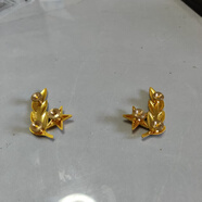 舞臺演出衣領(lǐng)配件橄欖圓小領(lǐng)花服飾裝飾品三角松枝螺絲領(lǐng)花佩戴 通用大花