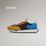 NormanWalsh【李晨/董潔同款】EMD綠寶石系列加厚休閑運動(dòng)巴恩風(fēng)復古慢跑鞋 黑/棕/黃/藍/米(60/花朵) 隨機發(fā) 38 偏小一碼