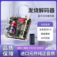 訊音無(wú)損發(fā)燒HIFI藍牙5.4音頻接收器模塊U盤(pán)解碼播放器音響功放FM收音 藍牙模塊+遙控器+一分二音頻線(xiàn)