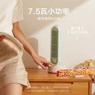 小熊（Bear）電風(fēng)扇 桌面電風(fēng)扇迷你小塔扇辦公室小風(fēng)扇桌面宿舍臺(tái)式小型風(fēng)扇小型塔式無葉大風(fēng)力低分貝電扇 插電無負(fù)離子無搖頭-綠色DFS-A04K1