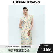 UR2025春季新款女裝法式田園茶歇碎花無袖連衣裙UWG750046