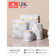 洗衣袋洗衣機(jī)專用加厚毛衣內(nèi)衣網(wǎng)兜過濾護(hù)洗袋大號(hào)網(wǎng)袋防變形 加厚款四件套[中+大+圓柱+文胸袋