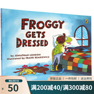 英文原版 Froggy Gets Dressed 小青蛙穿衣服 100本書單 吳敏蘭繪本 美國百本需讀 兒童啟蒙圖畫故事書 Jonathan London 綠山墻 . 綠山墻圖書