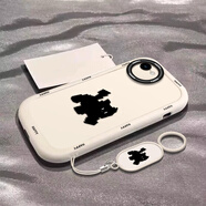 澤逸 適用蘋(píng)果8plus/7p手機殼 iPhone8/7/se3/se2全包防摔卡通高級感新款泡芙硅膠軟殼驚訝貓男女  【古董白】驚訝貓白-贈保護膜-送指環(huán)掛繩 iPhone 6