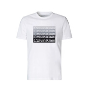 CALVIN KLEIN JEANS25新款CK短袖T恤男裝圓領韓版修身百搭夏裝運動透氣吸汗白色體恤 白色(收藏后拍下優(yōu)先發(fā)貨) XL 建議145~160斤左右