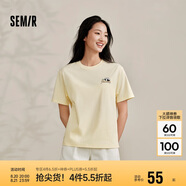 森馬[涼感T]觀園吉聯(lián)名短袖T恤女抗菌寬松熊貓夏裝潮109324100013