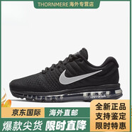 耐克Air Max 2017經(jīng)典復(fù)古全掌大氣墊減震舒適透氣百搭男士跑步休閑鞋 黑色白標(biāo)849559-001 45 碼/US11