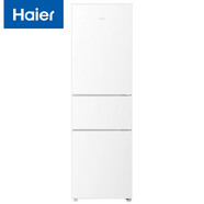 海爾（Haier）217升三門(mén)中門(mén)軟冷凍宿舍租房家用小冰箱小型小巧不占地節能省電BCD-217LHC3E0WV家電國家補貼15%
