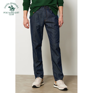 圣大保羅;SANTA BARBARA POLO & RACQUET CLUB圣大保羅男裝春季新品男士牛仔褲合身版青年商務(wù)休閑百搭牛仔褲夏 K8藏青色 M 170_80B