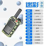 摩托羅拉（Motorola）摩托羅拉迷你對講機超長待機一鍵對頻通用型自動對頻工地酒店手臺 透明色（自動對頻） 無