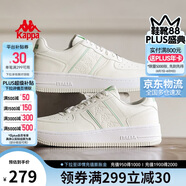 卡帕（Kappa）官方小白鞋子男鞋厚底透氣輕便學(xué)生運(yùn)動板鞋水綠色 44