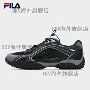 斐樂(lè)（FILA）PEBBLE薄底鞋男鞋2025春新款卵石休閑鞋跑步鞋運(yùn)動(dòng)鞋 魚(yú)子灰/午夜深藍(lán)-CM 39