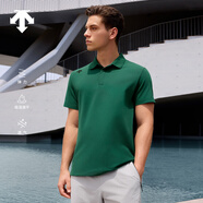DESCENTE迪桑特TRAINING系列綜訓TOUGH男士速干短袖POLO衫夏季 DG-Posy Green XL (180/100A)