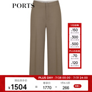PORTS寶姿女裝 秋冬新品休閑褲LL9P058MWF036 MILITARY OLIVE M (6)