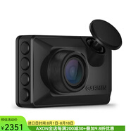 Garmin佳明X110 1080p行車記錄儀140度視野 內置偏光鏡 語音控制 顯示屏 黑色