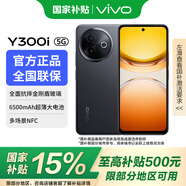 vivo Y300i 全面抗摔金剛盾玻璃 6500mAh超薄藍海電池 400%雙揚大音量 手機 墨玉黑 8GB+256GB 官方標配