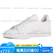 阿迪達(dá)斯 （adidas）男士 STAN SMITH 史密斯經(jīng)典時(shí)尚綠尾小白鞋休閑板鞋 全白S75104 42 _US8.5