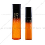 植村秀（Shu uemura）琥珀臻萃養膚精華面霜乳液爽膚水套裝 輕盈保濕滋潤 琥珀水150ml+乳液75ml