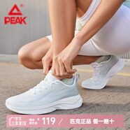 匹克（PEAK）女鞋跑步鞋防滑運動鞋學生網(wǎng)面休閑鞋時尚健身跑鞋 大白/豆芽綠 35