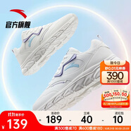安踏輕便跑鞋女革面防潑水軟底跑步鞋輕質(zhì)減震運(yùn)動(dòng)休閑鞋女旅游鞋