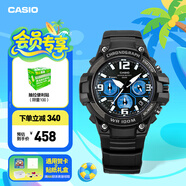 卡西歐（CASIO） SPORT MCW-100H休閑時尚運動男士手表石英手表 MCW-100H-1A2VPF-100米防水