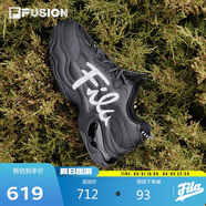 FILA FUSION斐樂潮牌女鞋BUBBLE老爹休閑鞋波浪泡泡鞋厚底鞋