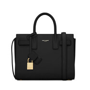 Saint Laurent/圣羅蘭包包 NANO 女士牛皮手提包 ysl女包39203502G9W1000【包稅 黑色系