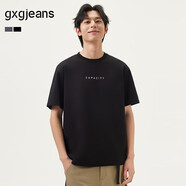 gxg.jeans男裝 短袖T恤合集 V款-黑色J25D442007 L (175)