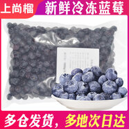 鮮果冷凍藍梅1kg新鮮水果飲品奶茶蛋糕店商用烘焙藍莓酒果醬 1000g 藍莓(超大果 果徑20mm+)