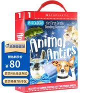 英文原版 Early Learners 16冊盒裝 Animal Antics First Grade Reader Box Set 學(xué)樂(lè )學(xué)前幼兒園閱讀啟蒙 Guided Reader 紅色 夢(mèng)想童趣