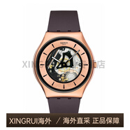 斯沃琪（swatch）手表男女表金屬休閑商務(wù)纖薄學(xué)生石英腕表禮物 SS07G107