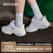 斯凱奇（Skechers）女鞋夏季厚底老爹鞋百搭透氣熊貓鞋軟底舒適外穿休閑運動鞋11959