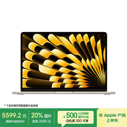 Apple/蘋果AI筆記本/2024  MacBook Air 13.6英寸 M3 (8+8核) 16G 256G星光色電腦 MC8J4CH/A
