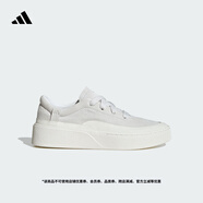 adidas FOS系列LABCOURT LIGHT厚底增高板鞋男女阿迪達斯輕運動   晶白/亮白   36