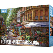 VOX成人拼圖1000片 巴塞羅那花市成年玩具減壓高難度拼圖VE1000-180
