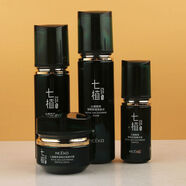 麗顏世家七植臻草御膚煥齡套裝補水保濕滋潤抗皺緊致提亮膚精華水 4件水乳精華液精華霜