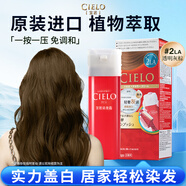 宣若（CIELO）美源 染發(fā)霜（透明灰棕2LA）進口染發(fā)膏植物配方輕奢灰調(diào)蓋白發(fā) 