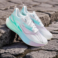 李寧（LI-NING）2025夏季赤兔8 PRO反光?絲耐磨軟彈男女競速訓練跑鞋ARPV006 ARPV006-14 女/標準白 35