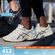 亞瑟士ASICS緩沖跑步鞋男輕便運(yùn)動(dòng)鞋 GEL-FLUX 4 1011A614 白色/棕色 42.5