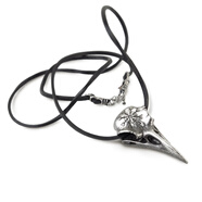 Alchemy Gothic 歐美A牌朋克時尚個性簡約鴉顱韓版吊墜項(xiàng)鏈 P687 鏈長：87cm 尺寸: 6.4x3.1x1.7cm