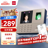得力考勤機 打卡機人臉+指紋打卡 密碼打卡 藍牙連接 微信小程序管理 無需網(wǎng)絡(luò) 自動生成報表33800W