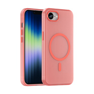 酷件適用iPhoneSE4手機(jī)殼磁吸充電膚感軟殼蘋果SE3手機(jī)套防摔8全包新款三代iPhone SE2保護(hù)殼IP7感簡約 親膚MagSafe磁吸軟殼玫紅-獨(dú)立鏡圈 iPhone SE4